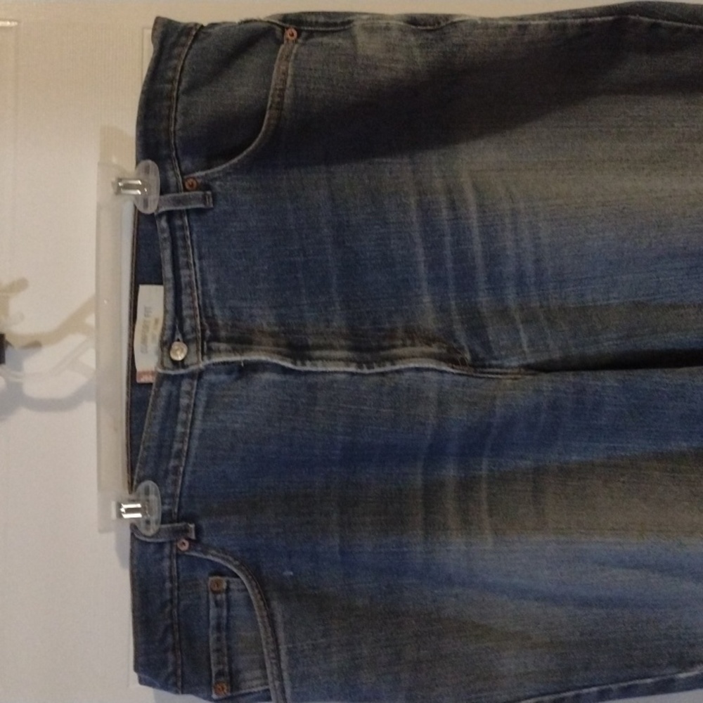 Big Men's 560 comfort fit Levi's blue jeans size W44xL32 - Picture 9 of 15